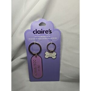 Claire's Pet And Me Keychain Set Dog Person